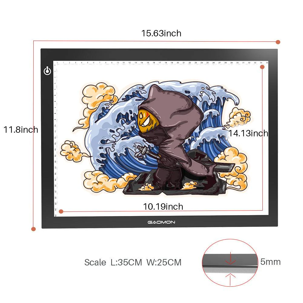 GAOMON GB4 LED Light Pad - Image 3