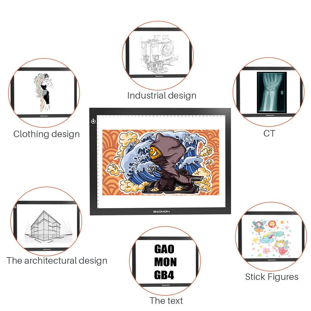 GAOMON GB4 LED Light Pad - Image 6